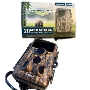 Campark T86 Trail Camera Wildlife 20MP WiFi Camouflage Night Vision IP66 NEW